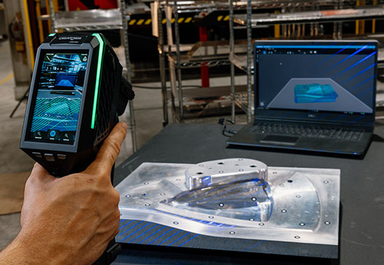 HandySCAN EVO ������ ���÷��̿� AR ���